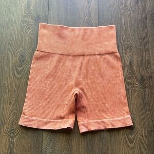 Colsie Ribbed Biker Shorts